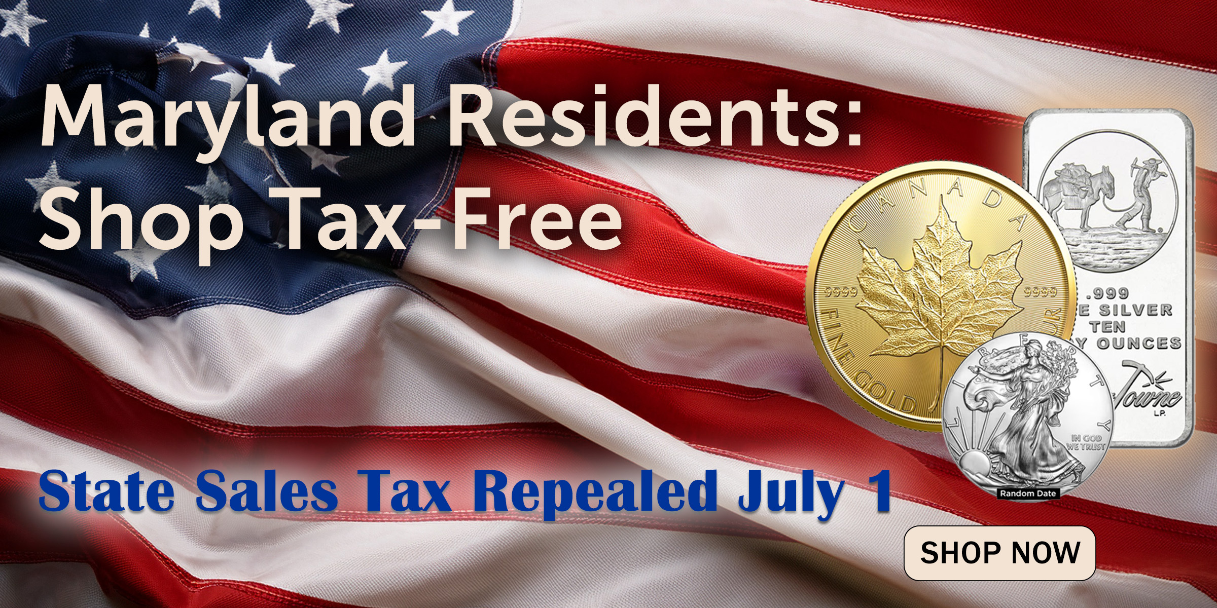 Maryland Sales Tax Repealed on July 1
